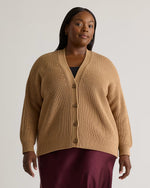 100% Organic Cotton Oversized Boyfriend Cardigan - US 7369