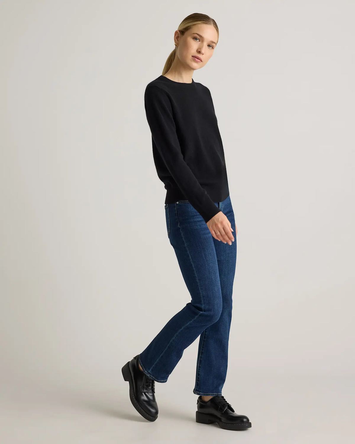 Mongolian Cashmere Crewneck Sweater - US 3551