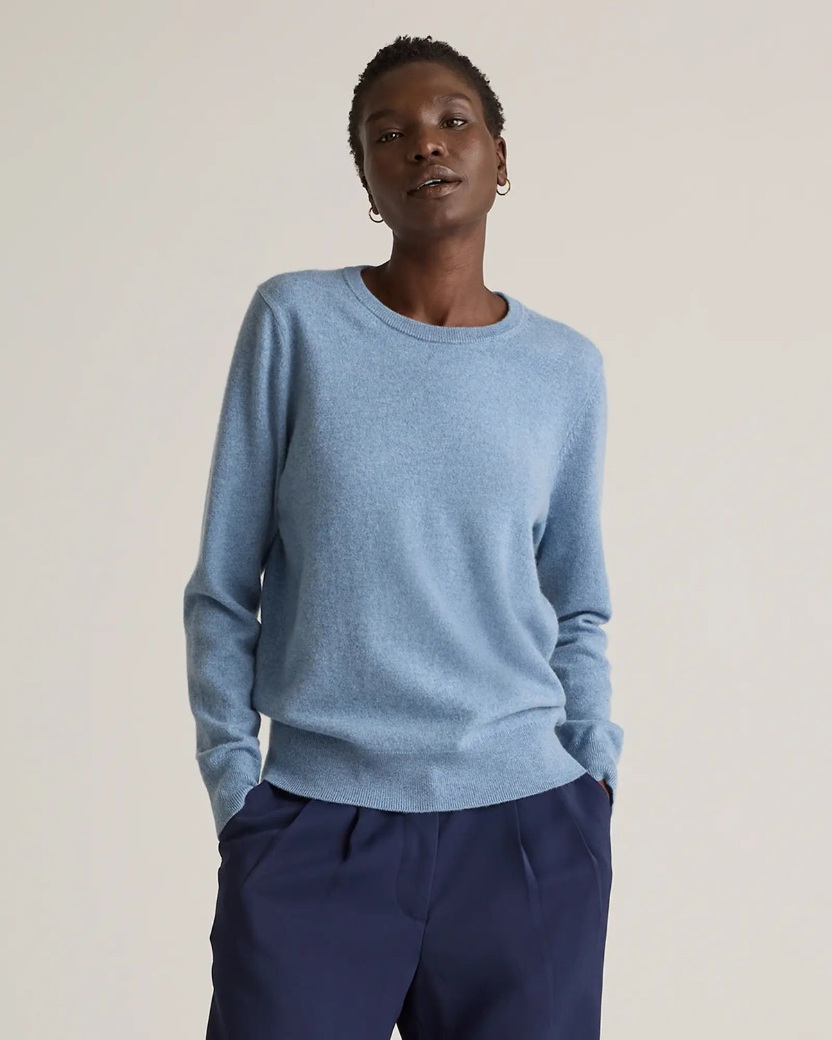 Mongolian Cashmere Crewneck Sweater - US 3035