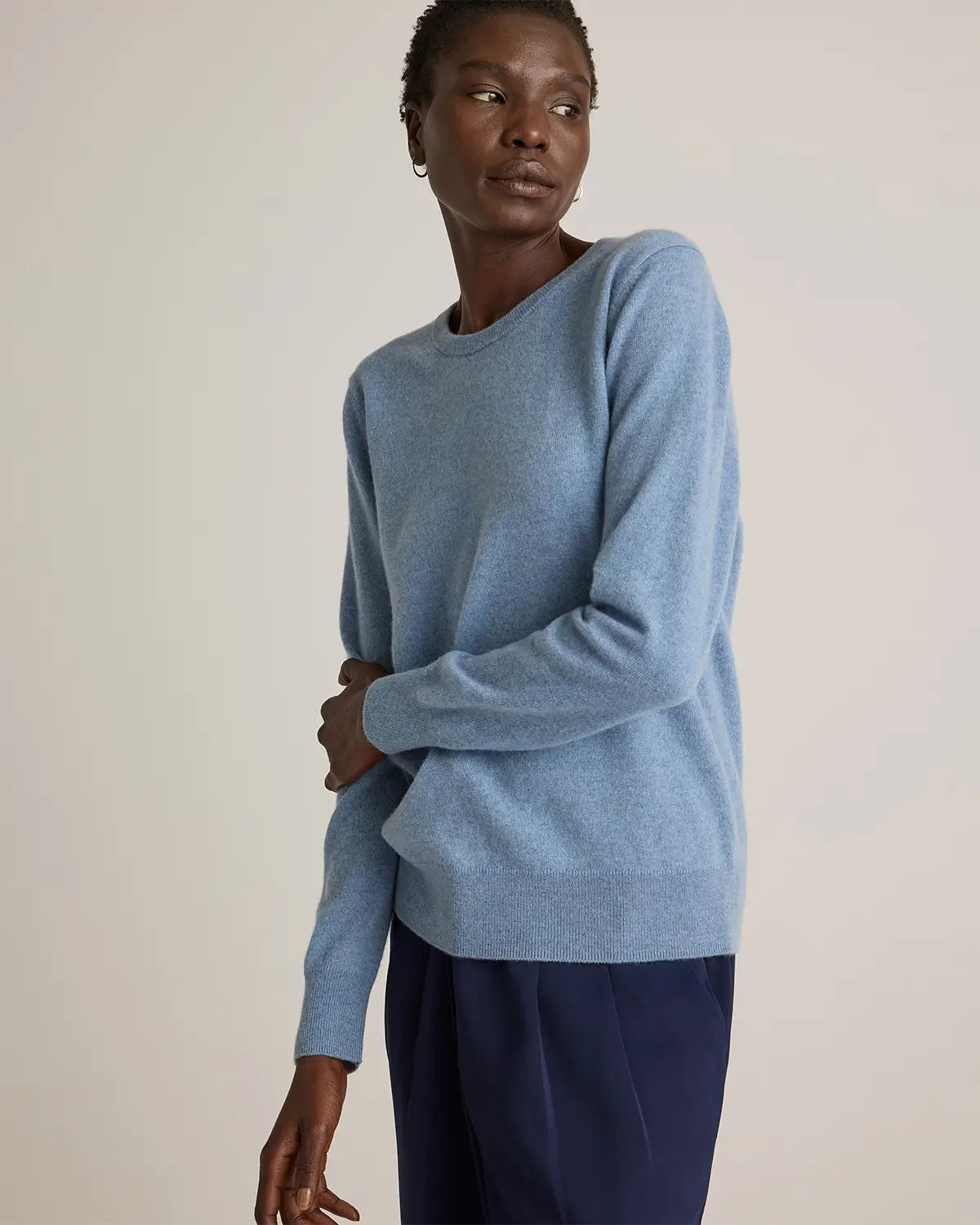 Mongolian Cashmere Crewneck Sweater - US 3035