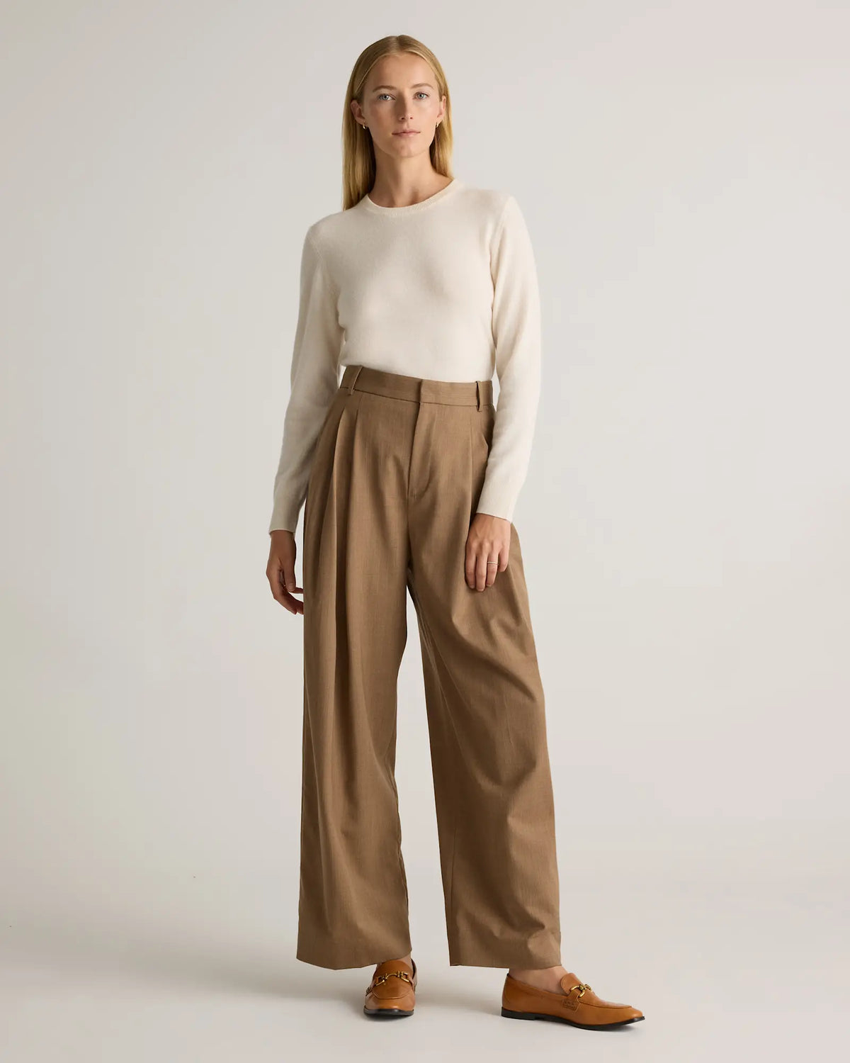 Mongolian Cashmere Crewneck Sweater - US 6576