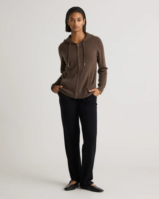 Mongolian Cashmere Full-Zip Hoodie - US 1285