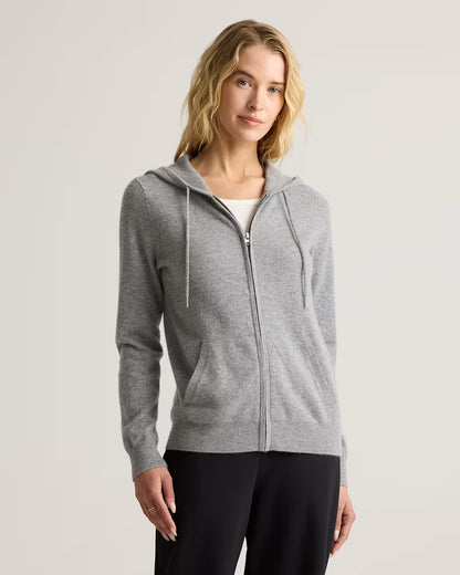 Mongolian Cashmere Full-Zip Hoodie - US 9338
