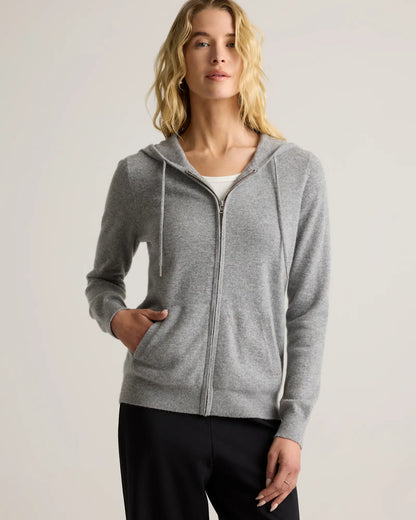 Mongolian Cashmere Full-Zip Hoodie - US 9338