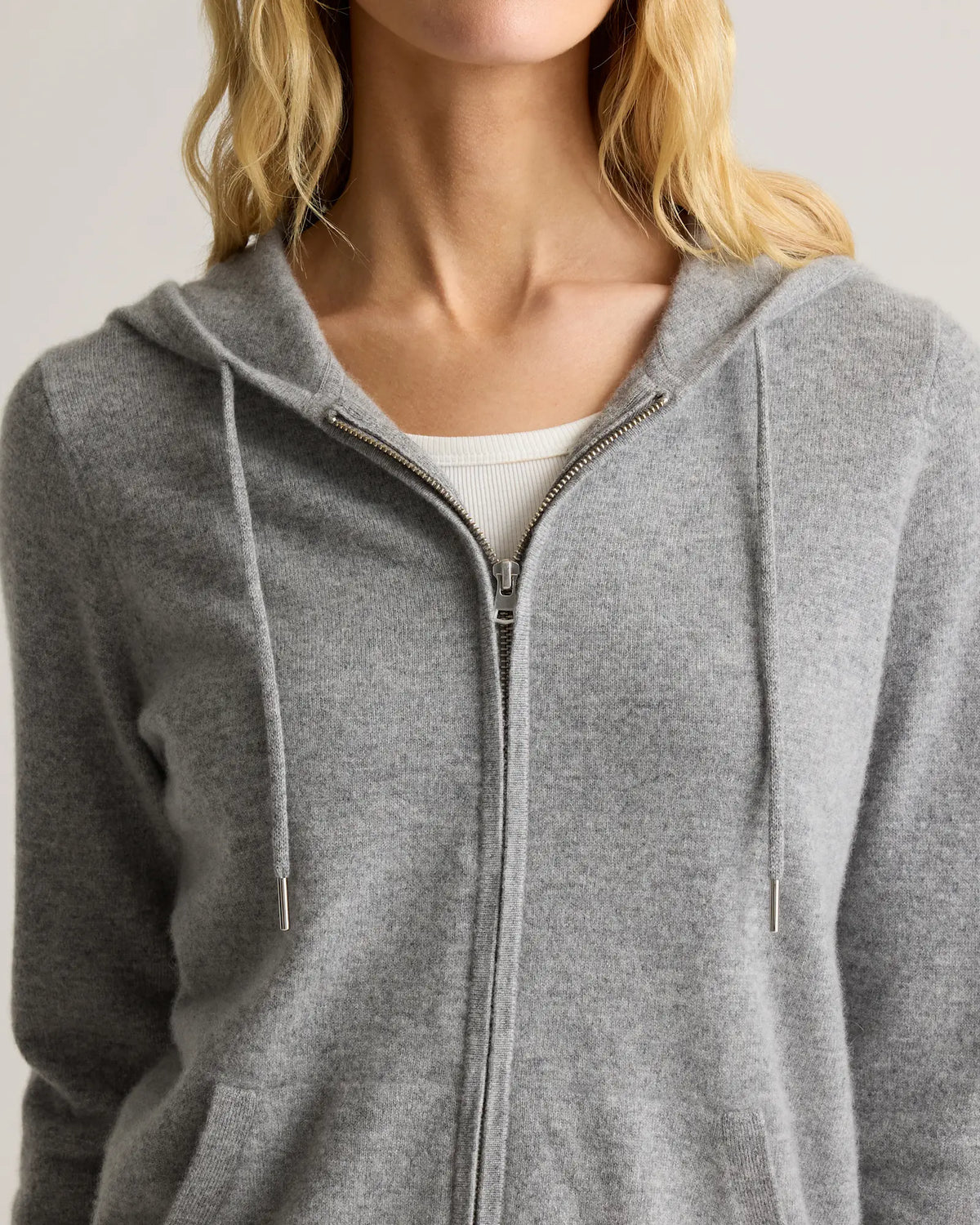Mongolian Cashmere Full-Zip Hoodie - US 9338