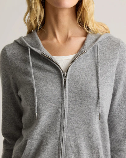 Mongolian Cashmere Full-Zip Hoodie - US 9338