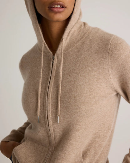 Mongolian Cashmere Full-Zip Hoodie - US 1041