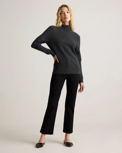 Mongolian Cashmere Turtleneck Sweater - US 6488