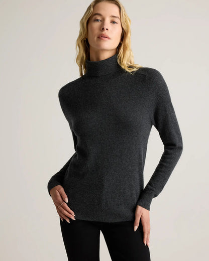 Mongolian Cashmere Turtleneck Sweater - US 6488