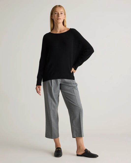 Mongolian Cashmere Boatneck Sweater - US 0715