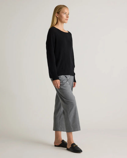 Mongolian Cashmere Boatneck Sweater - US 0715