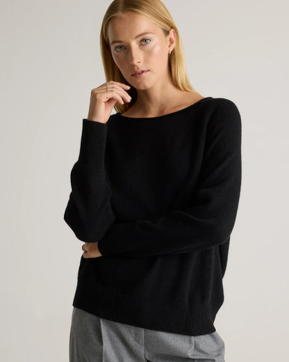 Mongolian Cashmere Boatneck Sweater - US 0715