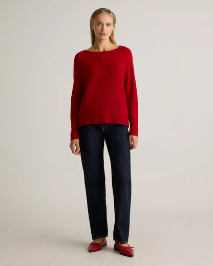 Mongolian Cashmere Boatneck Sweater - US 1341