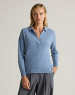 Mongolian Cashmere Polo Sweater - US 4825