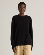 Mongolian Cashmere Oversized Crewneck Sweater - US 1188
