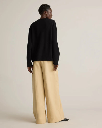 Mongolian Cashmere Oversized Crewneck Sweater - US 1188