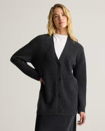Mongolian Cashmere Oversized Boyfriend Cardigan Sweater - US 8183