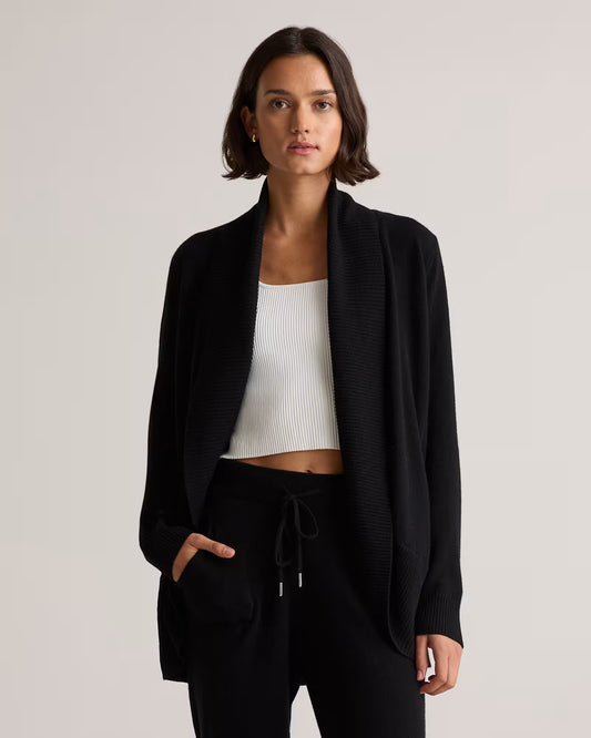 Mongolian Cashmere Open Cardigan Sweater - US 4273