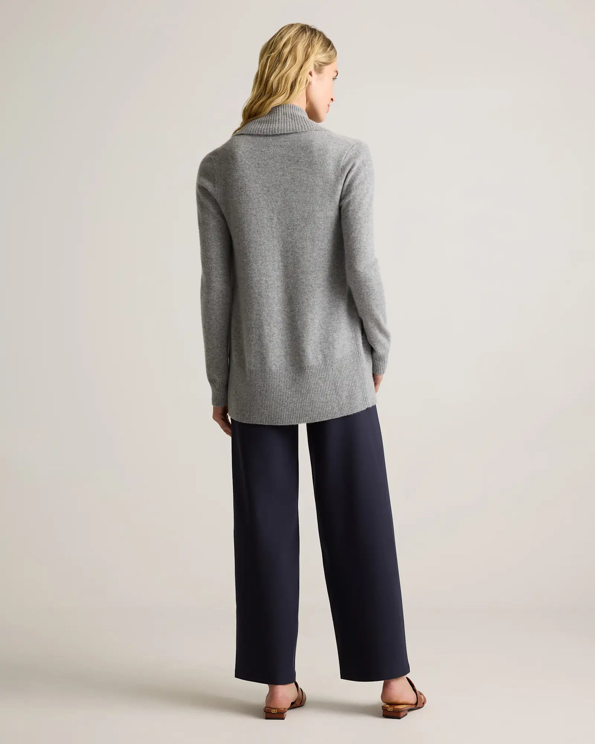 Mongolian Cashmere Open Cardigan Sweater - US 1279