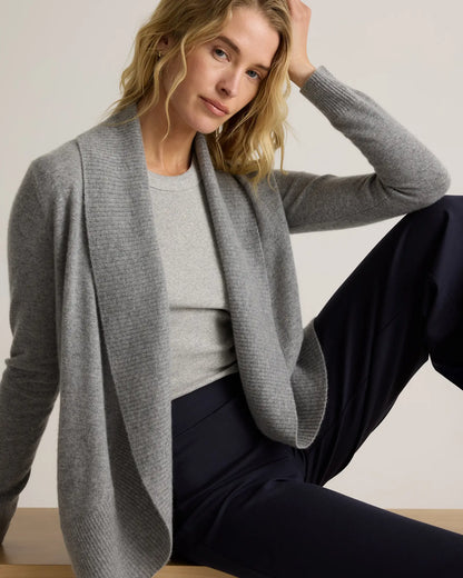 Mongolian Cashmere Open Cardigan Sweater - US 1279