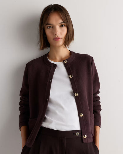 100% Organic Cotton Sweater Jacket - US 1494