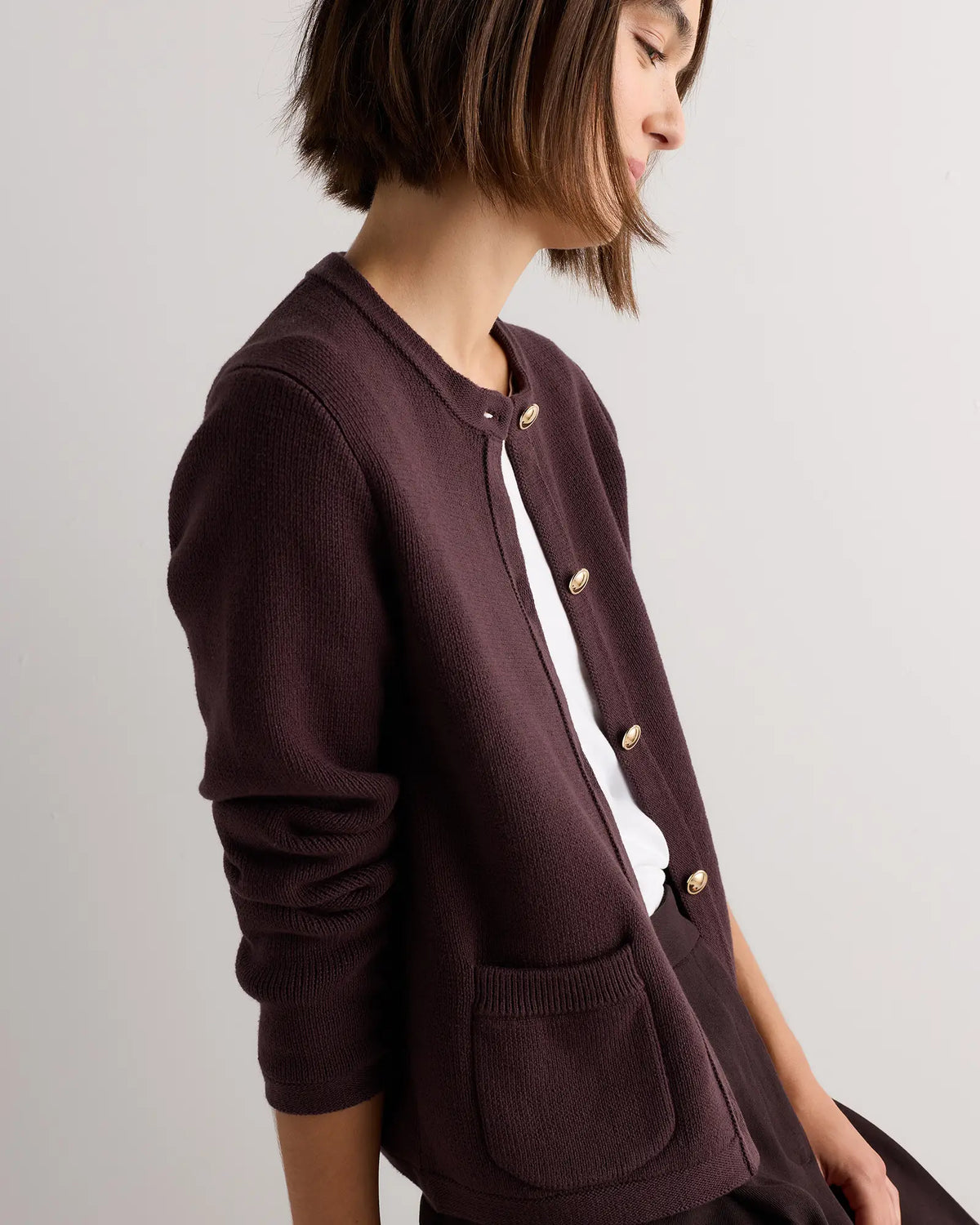 100% Organic Cotton Sweater Jacket - US 1494