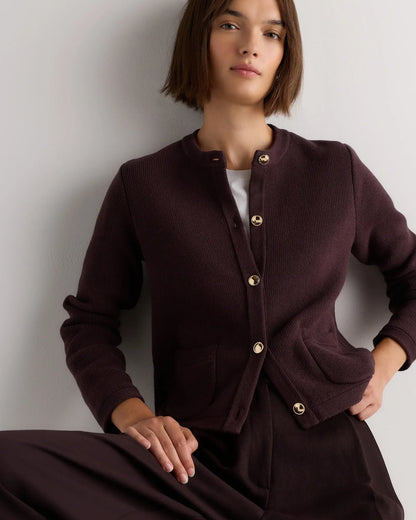 100% Organic Cotton Sweater Jacket - US 1494