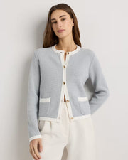 Heather Dove Grey/Ivory Colorblock