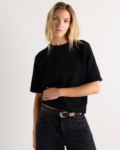 100% Organic Cotton Sweater Tee - US 8371