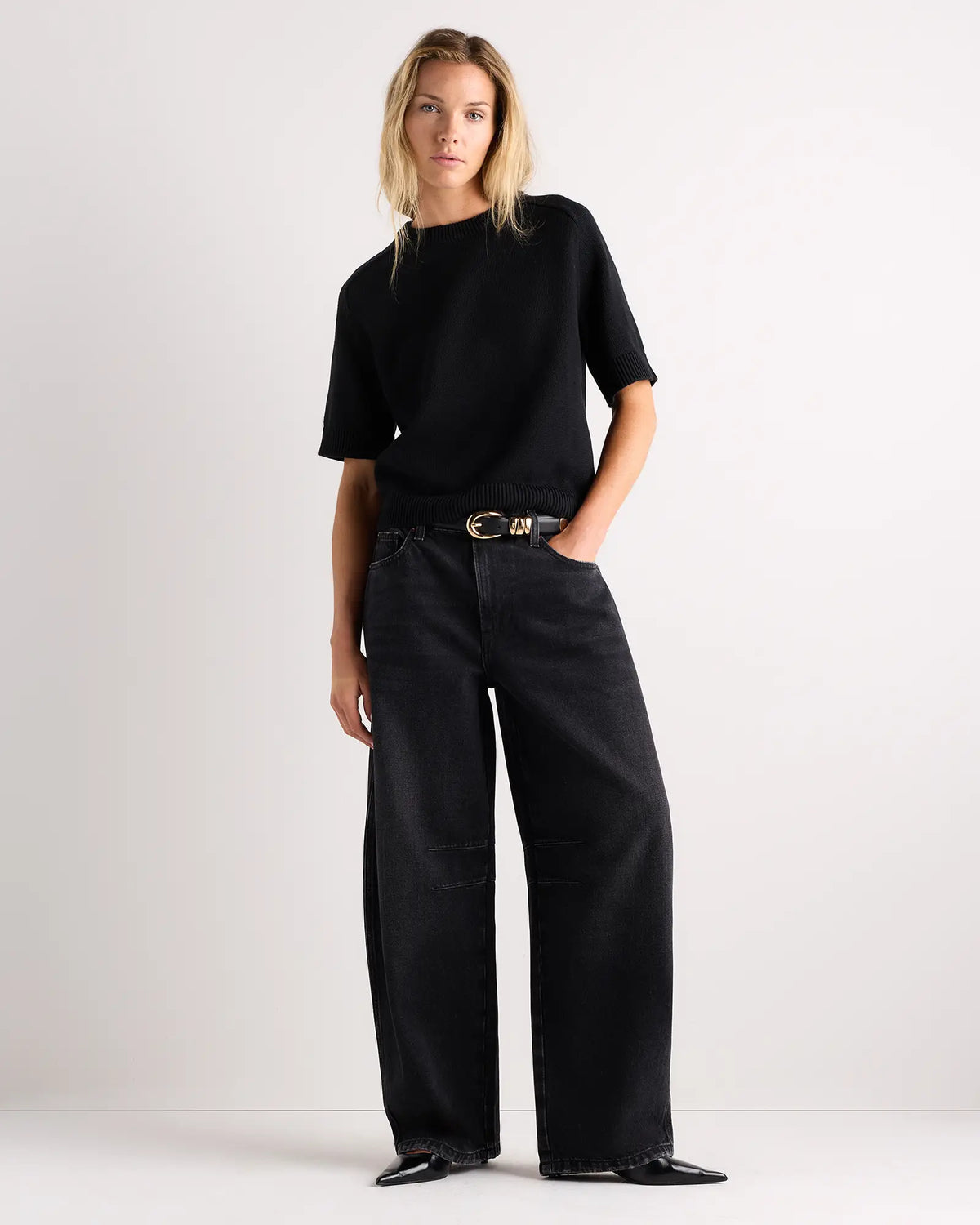 100% Organic Cotton Sweater Tee - US 8371