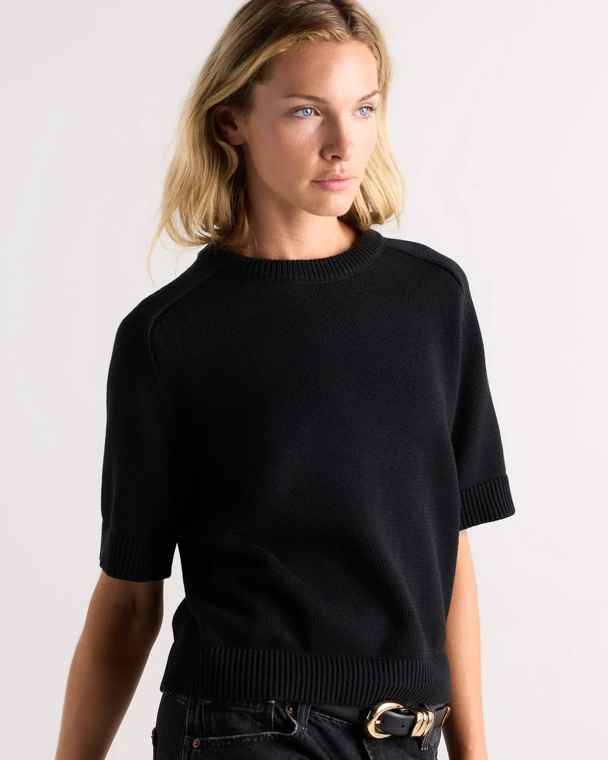 100% Organic Cotton Sweater Tee - US 8371