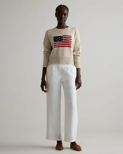 100% Organic Cotton Flag Sweater - US 1744
