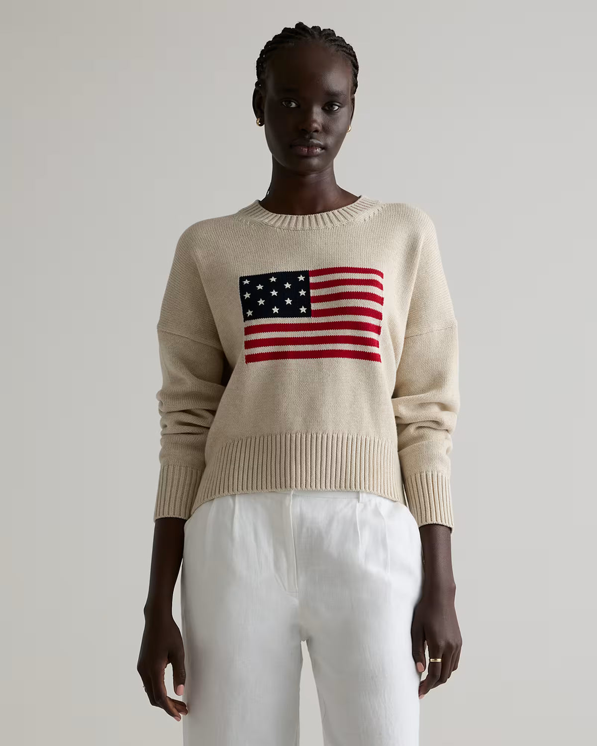 100% Organic Cotton Flag Sweater - US 1744