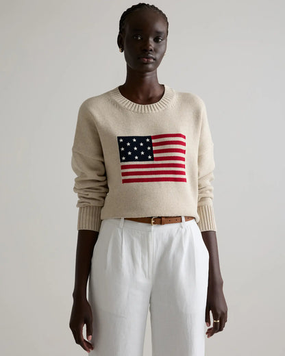 100% Organic Cotton Flag Sweater - US 1744