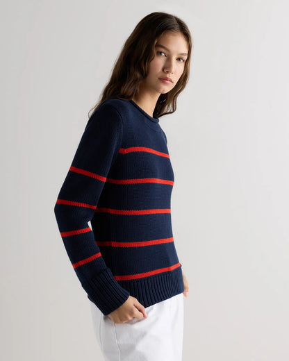 100% Organic Cotton Roll Neck Sweater - US 8572