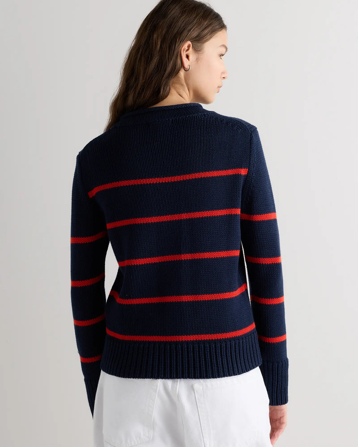 100% Organic Cotton Roll Neck Sweater - US 8572