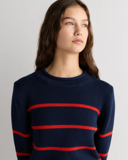 100% Organic Cotton Roll Neck Sweater - US 8572