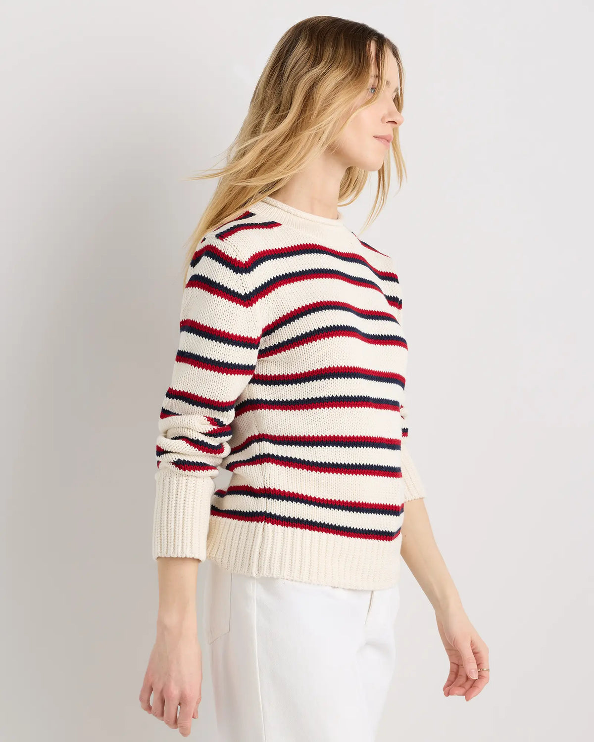 100% Organic Cotton Roll Neck Sweater - US 6862