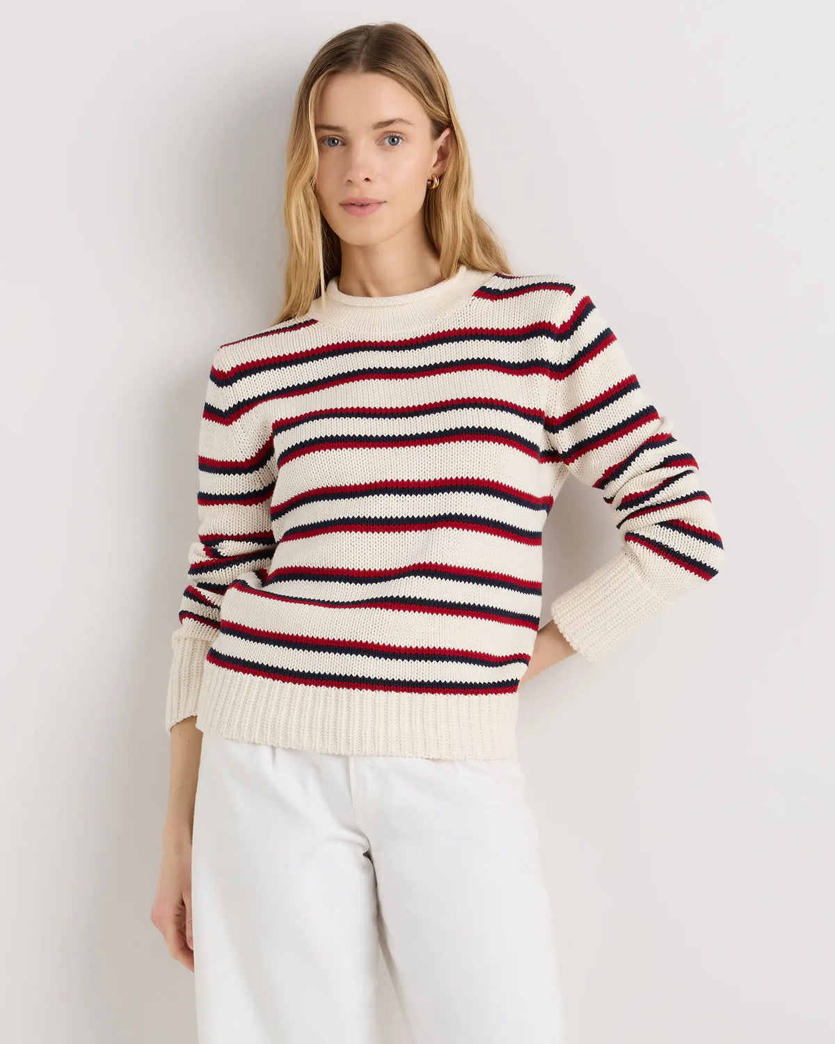 100% Organic Cotton Roll Neck Sweater - US 6862