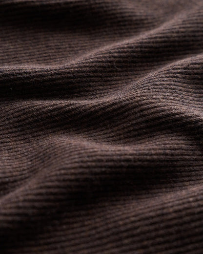 Cotton Cashmere Fitted Ribbed Cardigan - US 2047