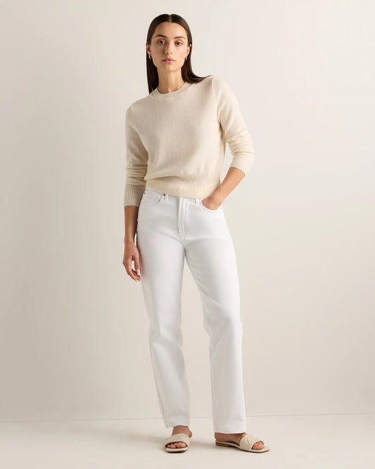 Mongolian Cashmere Shrunken Crewneck Sweater - US 3199
