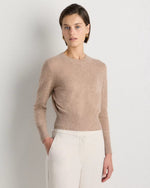 Mongolian Cashmere Shrunken Crewneck Sweater - US 1249
