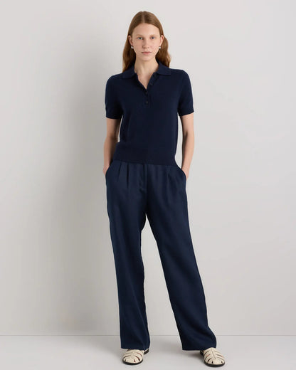 Mongolian Cashmere Short Sleeve Polo - US 0192