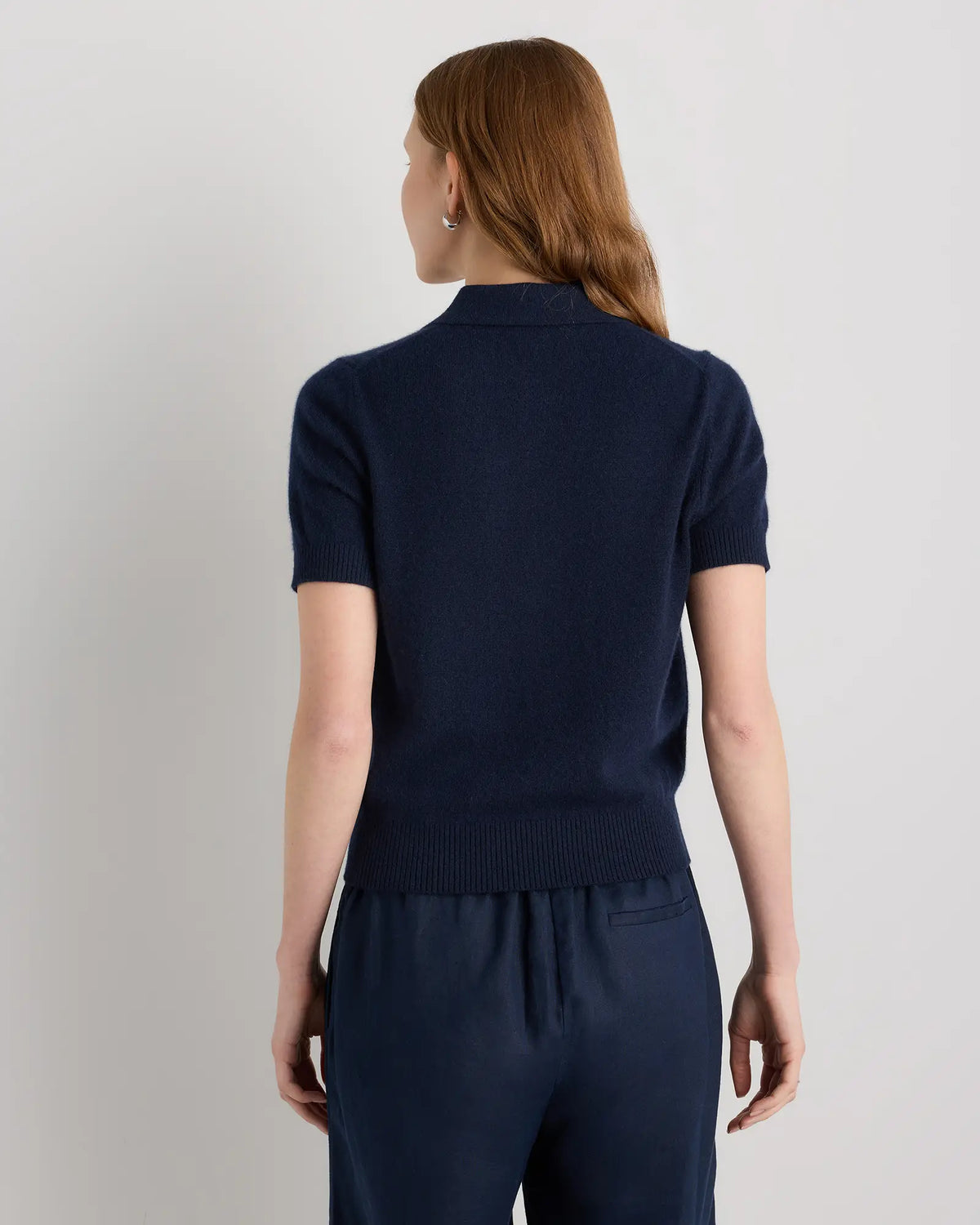 Mongolian Cashmere Short Sleeve Polo - US 0192