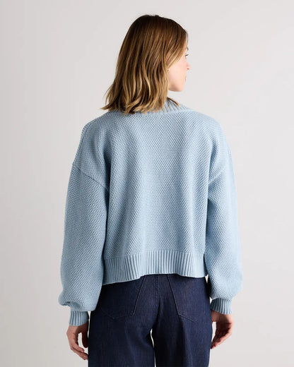 100% Organic Cotton Waffle Stitch Open Cardigan - US 5299