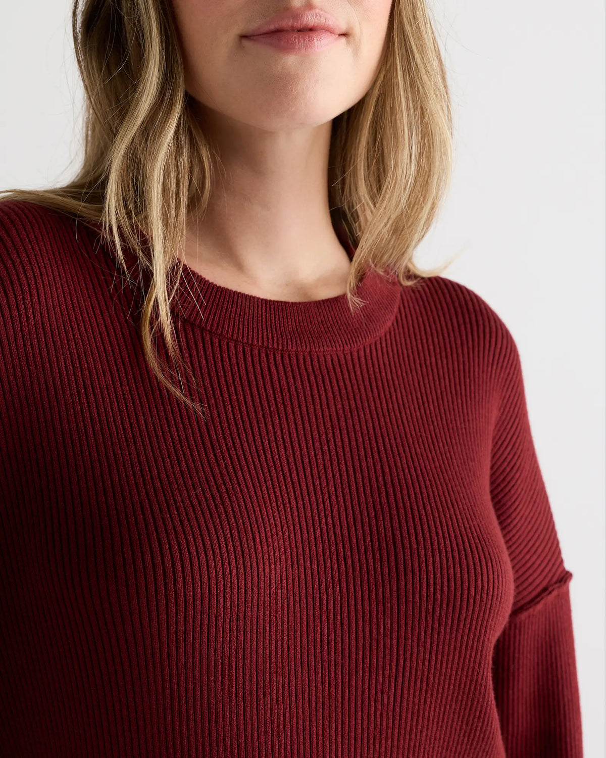 Cotton Cashmere Oversized Maternity Sweater - US 8409