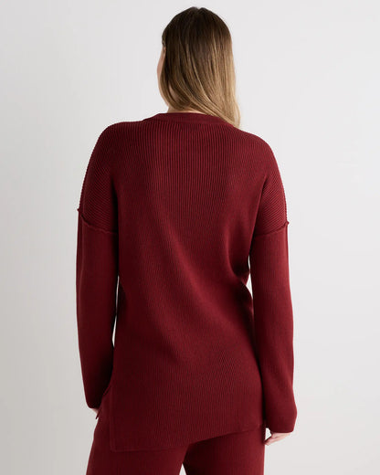 Cotton Cashmere Oversized Maternity Sweater - US 8409