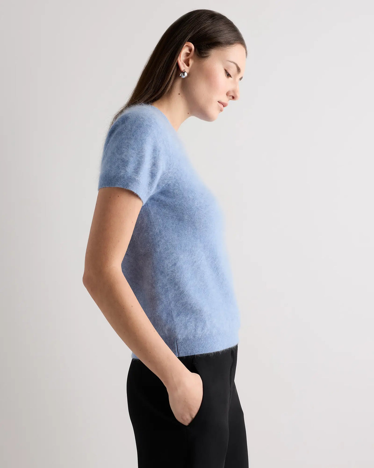 Women's Brushed Cashmere Tee - US 6833