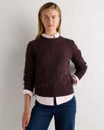 100% Organic Cotton Cable Crewneck Sweater - US 4864