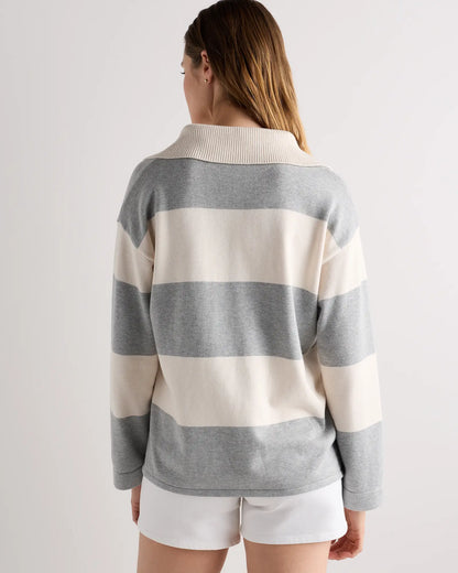 Cotton Cashmere Rugby Polo Sweater - US 1050